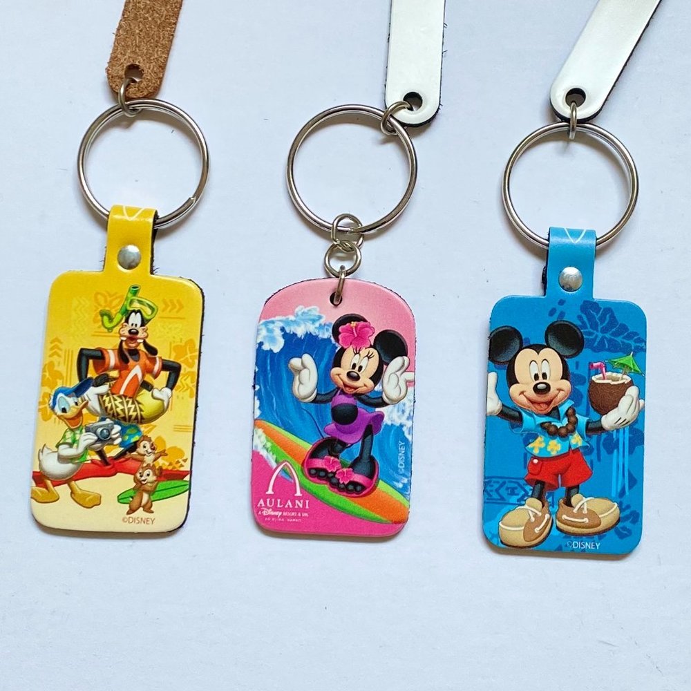 Disney Customizable Keychains- Set Of 3 - image 1